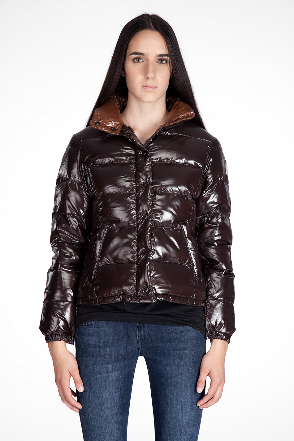 Doudoune Moncler Clairy Femme chocolat